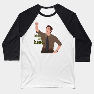 kick my head Baseball T-Shirt